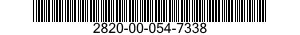 2820-00-054-7338  2820000547338 000547338