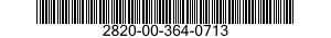 2820-00-364-0713  2820003640713 003640713