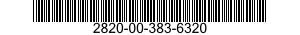 2820-00-383-6320  2820003836320 003836320