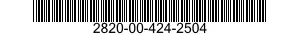 2820-00-424-2504  2820004242504 004242504