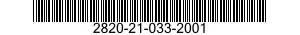 2820-21-033-2001  2820210332001 210332001
