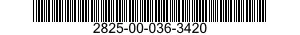 2825-00-036-3420  2825000363420 000363420