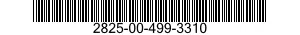 2825-00-499-3310 CLAMP,COUPLING END 2825004993310 004993310