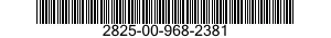 2825-00-968-2381  2825009682381 009682381