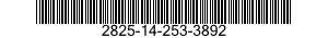 2825-14-253-3892  2825142533892 142533892