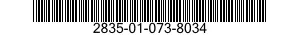 2835-01-073-8034 BLADE,TURBINE ROTOR,NONAIRCRAFT GAS TURBINE ENGINE 2835010738034 010738034