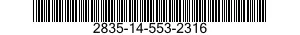 2835-14-553-2316 SEAL,AIR,NONAIRCRAFT GAS TURBINE ENGINE 2835145532316 145532316