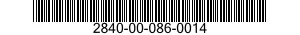 2840-00-086-0014 BLADE,COMPRESSOR,AIRCRAFT GAS TURBINE ENGINE 2840000860014 000860014