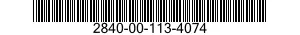 2840-00-113-4074 SHROUD SEGMENT,TURBINE,AIRCRAFT GAS TURBINE ENGINE 2840001134074 001134074