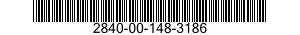 2840-00-148-3186 VANE,COMPRESSOR,AIRCRAFT GAS TURBINE ENGINE 2840001483186 001483186