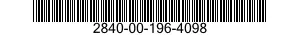 2840-00-196-4098 VANE,COMPRESSOR,AIRCRAFT GAS TURBINE ENGINE 2840001964098 001964098
