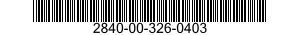 2840-00-326-0403  2840003260403 003260403