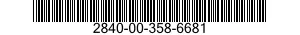 2840-00-358-6681 VALVE,BLEED,TURBINE ENGINE 2840003586681 003586681