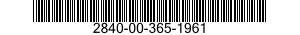 2840-00-365-1961 FLANGE,AIR SEALING RING 2840003651961 003651961