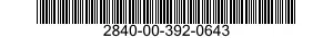 2840-00-392-0643 ROTOR,TURBINE,AIRCRAFT GAS TURBINE ENGINE 2840003920643 003920643