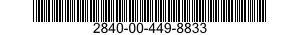 2840-00-449-8833 NOZZLE SEGMENT,TURBINE,AIRCRAFT GAS TURBINE ENGINE 2840004498833 004498833