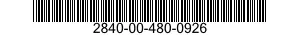 2840-00-480-0926  2840004800926 004800926