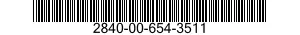 2840-00-654-3511 VANE,COMPRESSOR,AIRCRAFT GAS TURBINE ENGINE 2840006543511 006543511