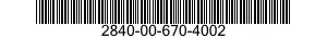2840-00-670-4002  2840006704002 006704002