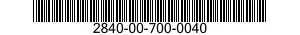 2840-00-700-0040  2840007000040 007000040