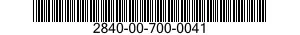 2840-00-700-0041  2840007000041 007000041