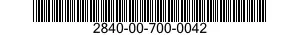 2840-00-700-0042  2840007000042 007000042