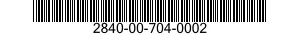 2840-00-704-0002  2840007040002 007040002