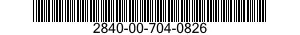 2840-00-704-0826  2840007040826 007040826