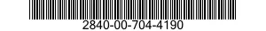 2840-00-704-4190 SEAL,AIR,AIRCRAFT GAS TURBINE ENGINE 2840007044190 007044190