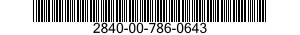 2840-00-786-0643  2840007860643 007860643