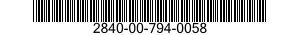 2840-00-794-0058 SHIELD,HEAT,AIRCRAFT GAS TURBINE 2840007940058 007940058