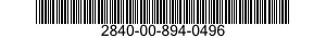 2840-00-894-0496 VANE SEGMENT,FAN,AIRCRAFT GAS TURBINE ENGINE 2840008940496 008940496