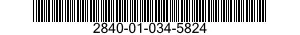 2840-01-034-5824 SUPPORT,TURBINE COMPONENT,AIRCRAFT GAS TURBINE ENGINE 2840010345824 010345824