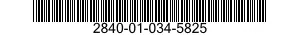 2840-01-034-5825 SEAL,AIR,AIRCRAFT GAS TURBINE ENGINE 2840010345825 010345825