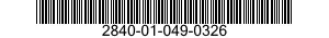 2840-01-049-0326 BLADE,COMPRESSOR,AIRCRAFT GAS TURBINE ENGINE 2840010490326 010490326