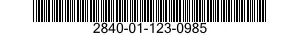 2840-01-123-0985 PLATE,COMPONENT MOUNTING,AIRCRAFT GAS TURBINE ENGINE 2840011230985 011230985