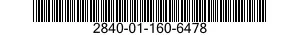 2840-01-160-6478 BLADE,COMPRESSOR,AIRCRAFT GAS TURBINE ENGINE 2840011606478 011606478