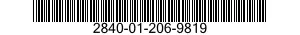 2840-01-206-9819 SUPPORT,TURBINE COMPONENT,AIRCRAFT GAS TURBINE ENGINE 2840012069819 012069819