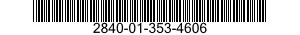 2840-01-353-4606 PLATE,COMPONENT MOUNTING,AIRCRAFT GAS TURBINE ENGINE 2840013534606 013534606