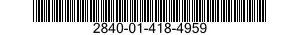 2840-01-418-4959 BLADE,COMPRESSOR,AIRCRAFT GAS TURBINE ENGINE 2840014184959 014184959