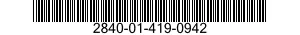 2840-01-419-0942 SHAFT,TURBINE,AIRCRAFT GAS TURBINE ENGINE 2840014190942 014190942