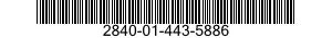 2840-01-443-5886 SEAL,METALLIC,AIRCRAFT GAS TURBINE ENGINE 2840014435886 014435886