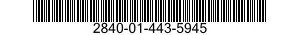 2840-01-443-5945 SHROUD SEGMENT,TURBINE,AIRCRAFT GAS TURBINE ENGINE 2840014435945 014435945