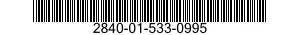 2840-01-533-0995 VANE SEGMENT,COMPRESSOR,AIRCRAFT GAS TURBINE ENGINE 2840015330995 015330995