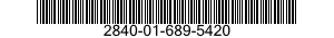 2840-01-689-5420 SHROUD SEGMENT,TURBINE,AIRCRAFT GAS TURBINE ENGINE 2840016895420 016895420