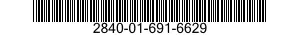 2840-01-691-6629 SEAL,AIR,AIRCRAFT GAS TURBINE ENGINE 2840016916629 016916629