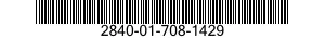 2840-01-708-1429 SEAL,AUGMENTOR NOZZLE SECTION,AIRCRAFT GAS TURBINE ENGINE 2840017081429 017081429