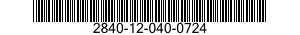 2840-12-040-0724  2840120400724 120400724