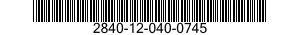 2840-12-040-0745  2840120400745 120400745