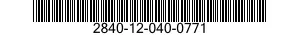 2840-12-040-0771 SUPPORT,ACCESSORY,AIRCRAFT GAS TURBINE ENGINE 2840120400771 120400771